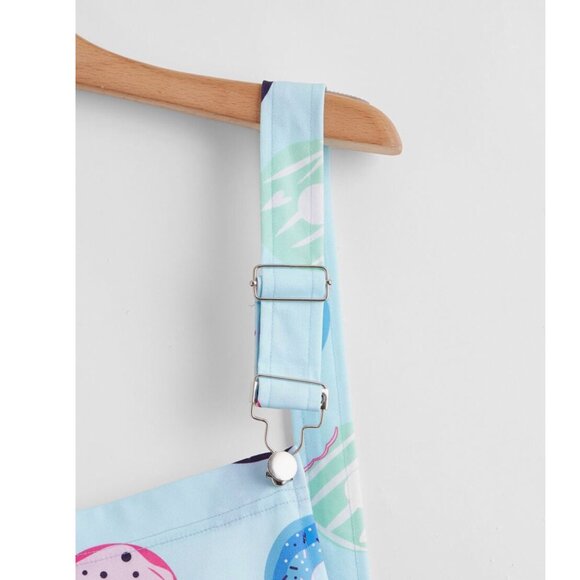 Donut Print Overall Dress Size 12/ 0XL - Picture 3 of 10